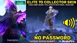 Gusion Elite To Collector Skin Script No Password - Fixed Full Sound & Full Effects | MLBB