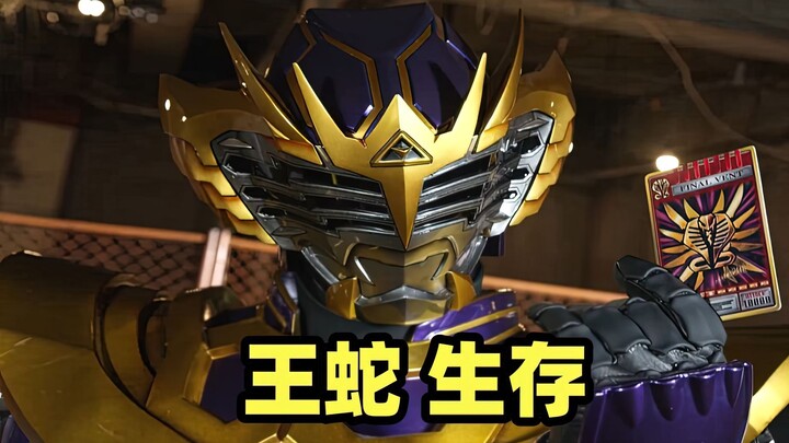 「𝟒𝐊」假面骑士生存王蛇 全卡片盘点！