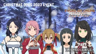 Sword Art Online Integral Factor: Christmas Opus 2023 Event Part 3