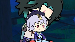 【原神短片】诸苦无隙，七七背魈