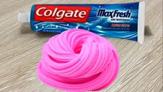 How to make Slime Only From Toothpaste - Fluffy Slime from toothpaste