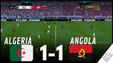 الجزائر 1-1 أنجولا أبرز أحداث المباراة • محاكاة من لعبة فيديو #afcon2023