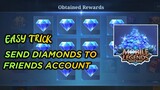 How to Send Diamonds to Your Friends in Mobile Legends in 2022 ?| Tutorial to transfer diamonds mlbb