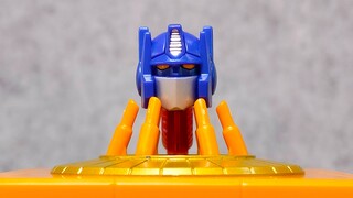 Hàm lượng vàng cực kỳ cao! Transformers Marvel Truyện tranh gốc Optimus Prime Điêu khắc đầu! ! !