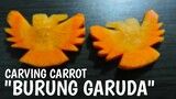 Carving Carrot "Burung Garuda"