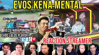 EVOS FAMS KECEWA! FIX GA LOLOS PLAYOFF?! REACTION STREAMER EVOS VS BTR MPL SEASON 10