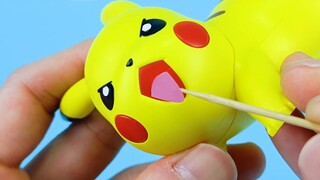 【高达模型吧官方评测】万代 Pokemon PLAMO 03 皮卡丘 战斗姿态