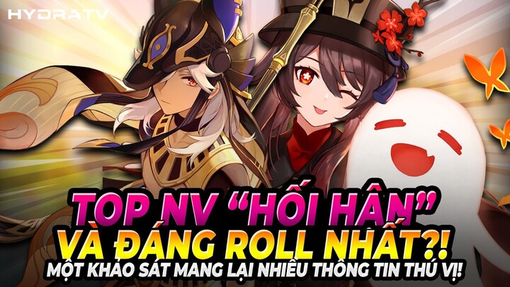 TOP Nhân Vật "Gây Hối Hận" & TOP Nhân Vật "Đáng Roll Nhất"! Thông Tin Khảo Sát Cực Kì Thú Vị Genshin