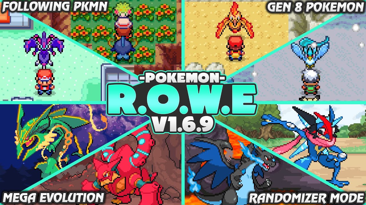 New Pokemon GBA ROM HACK With CFRU Features, Gen 8 Pokemons