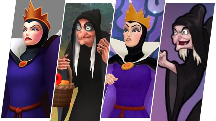 The Evil Queen Evolution in Games - Snow White - Disney