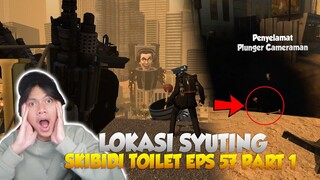 AKU PERGI KE LOKASI SYUTING SKIBIDI TOILET EPS 57! Dialah orang yang menyelamatkan PLUNGER CAMERAMAN