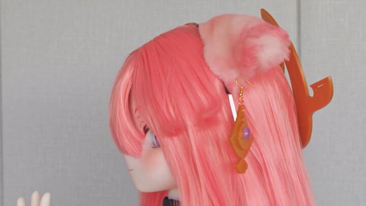 Yaegamiko Loli Pink Fur Fox COSPLAY TPE Action Hình 85CM [Demon Humanoid] "Genshin Impact"