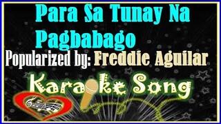 Para Sa Tunay Na Pagbabago/Karaoke Version/Karaoke Cover