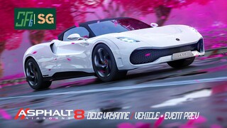 [Asphalt 8: Airborne (A8)] DEUS Vayanne | Vehicle + Event Preview | Update 60: Garage Life Season