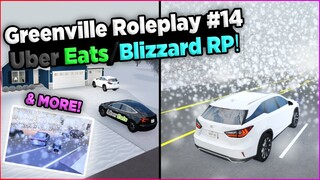 UBER EATS/BLIZZARD RP! Greenville Roleplay #14 || Roblox OGVRP Greenville
