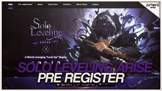 SOLO LEVELING PRE REGISTER NOW OPEN! PC INSTALLER AVAILABLE FOR DOWNLOAD! | Solo Leveling: ARISE