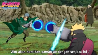 Boruto Episode 186 terbaru Boruto membantai Ao memakai Senjata Ninja ilmiah - Spoiler 186-187