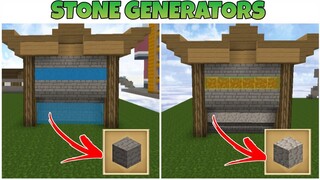 STONE & COBBLESTONE GENERATORS | DOUBLE STONE GENERATORS IN SKYBLOCK 😱 -BLOCKMAN GO