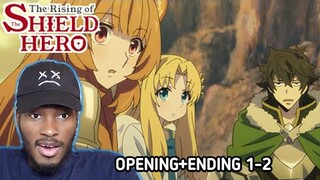 The Rising Of the Shield Hero Opening + Ending 1-2 Reaction | Anime Op Reaction