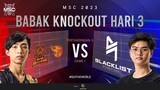 [ID] MSC Knockout Stage Day 3 | BURN X FLASH VS BLACKLIST INTERNATIONAL | Game 1
