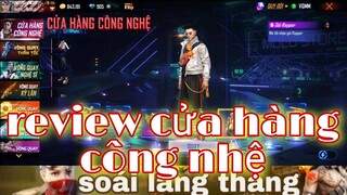 Free Fire| Review Sự Kiện Cửa Hàng Công Nghệ Săn Gói Rapper