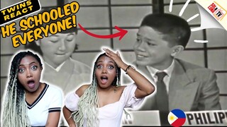 GENIUS FILIPINO 15 YEARS OLD BOY Explains Prejudice in 1956 | Reaction | Sol&LunaTV