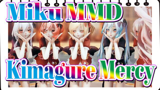 [Miku MMD] Kimagure Mercy - Miku, Haku, Teto, Luka & Rin