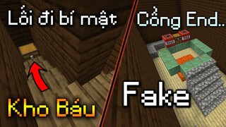 Toàn Bộ Các Căn Phòng Bí Mật Ở Biệt Thự Trong Minecraft - Kho Báu Ẩn Trong Tường!