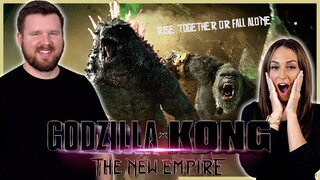 My wife and I watch GODZILLA x KONG: THE NEW EMPIRE for the FIRST time || Monsterverse