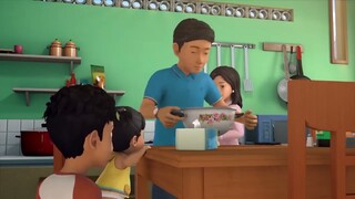 Adit & Sopo Jarwo | Ayah  Belajar Masak, Semua Ikut Bantu | Spesial Adel