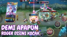 Musuh auto emosi - gameplay Angela mobile legends bang bang