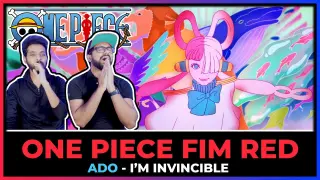 ADO - I'M INVINCIBLE REACTION! 海外の反応 (ウタ FROM ONE PIECE FILM RED) | 私は最強