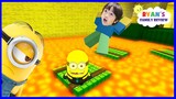 Despicable Me 3 Minion Game! Oh No Floor is Lava! Let's Play Roblox with Ryan's Family Review