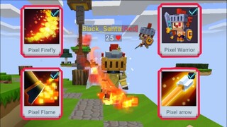 Pixel Man + Full Pixel Effect in Bedwars Blockman Go