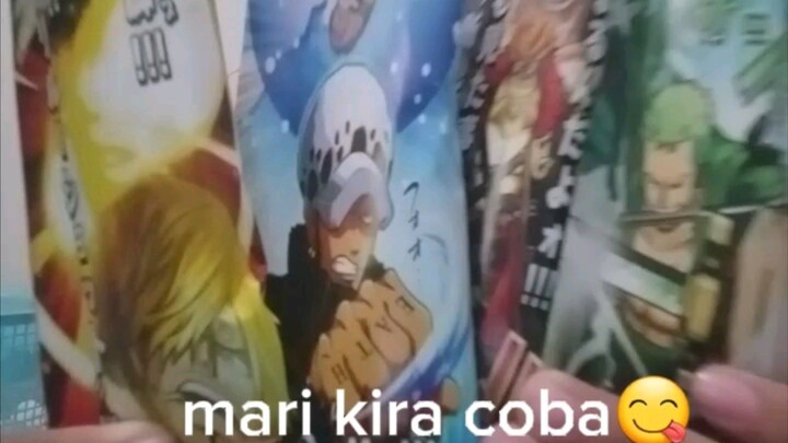 cobain makaroni yang bungkusnya one piece😋