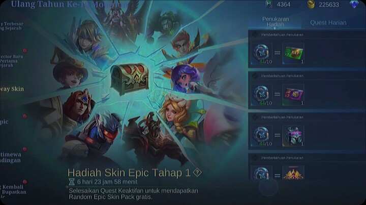 Kalian dapat skin apa guys ?