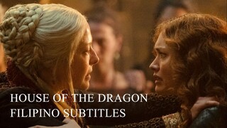 Alicent Attacks Rhaenyra | House of the Dragon S01E07 | Filipino Subtitles