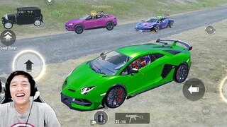 GAK TERIMA DIPAMERIN SKIN MOBIL , TEMEN RANDOM INI MINTA DI GIVE 1 SKIN LAMBORGHINI !! - PUBG MOBILE