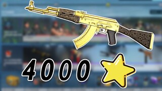 Unbanned and back! 4000 stars challenge the gold AK