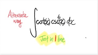 Alternate way: trig integral  ∫cot(x) csc^6(x) dx ... just in 1 line.