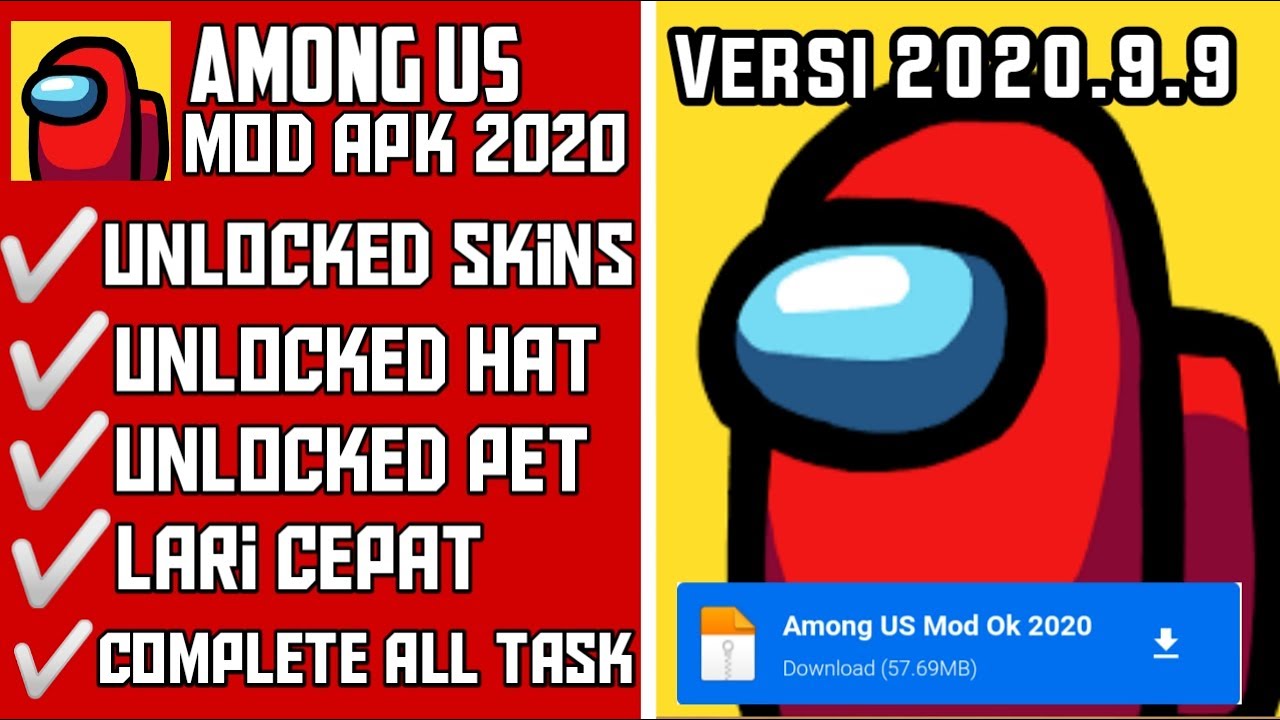 HOW TO GET MOD MENU IN AMONG US TUTORIAL! - GET FREE SKINS & PETS (AMONG US  HACK) 