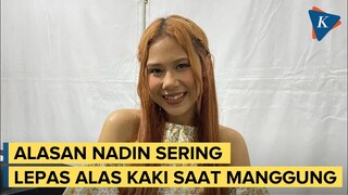 Penjelasan Nadin Amizah soal Suka Nyeker Saat Manggung