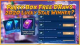 December Party Box Free Draws | Mobile Legends Bang Bang