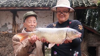 Cá trắm 7.5kg tự nhiên, làm thế này mới ngon, không tanh, nhìn là thèm