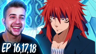 I LOVE THESE NEW CHARACTERS!! That Time I Got Reincarnated as a Slime S2 Ep 16, 17, 18 REACTION