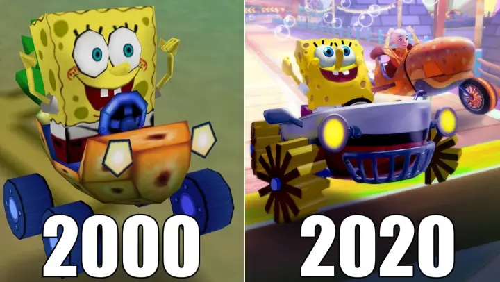 Evolution of Nicktoons Racing Games [2000-2020]