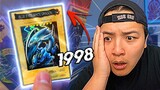 Opening FIRST EVER Yu-Gi-Oh Cards! (Original Bandai 1998 Cards)