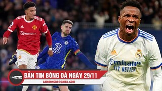 Bản tin Bóng Đá ngày 29/11 | Chelsea bất phân thắng bại Man Utd; Real Madrid duy trì ngôi đầu bảng