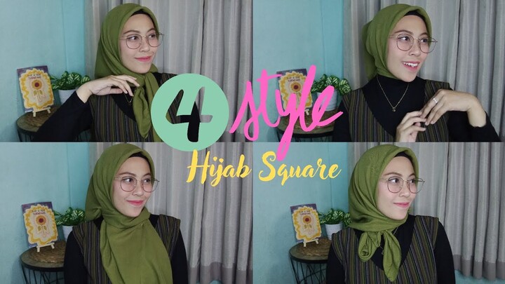 MUDAH DITIRU ❗TUTORIAL HIJAB SQUARE  2021 | Suciilaw