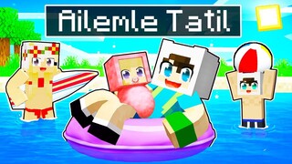 ENES ARSLAN AİLESİ İLE TATİL - ⚠️ Minecraft